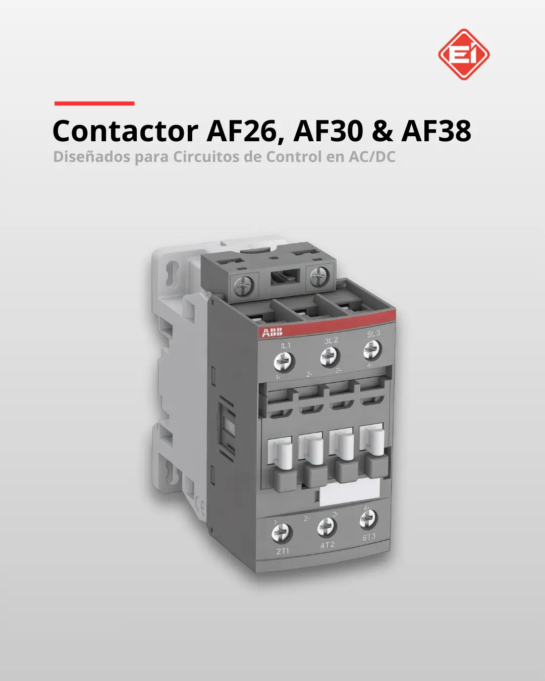 Modelos Contactor AF26, AF30, AF38 - Electroingenieria del Bajio