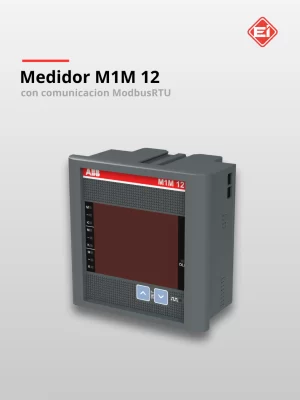 Medidor M1M 12 ABB con Comunicacion Modbus RTU