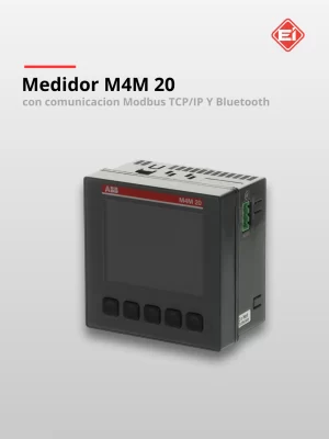 Medidor M4M 20 Comunicacion Modbus TCP/IP y Bluetooth ABB