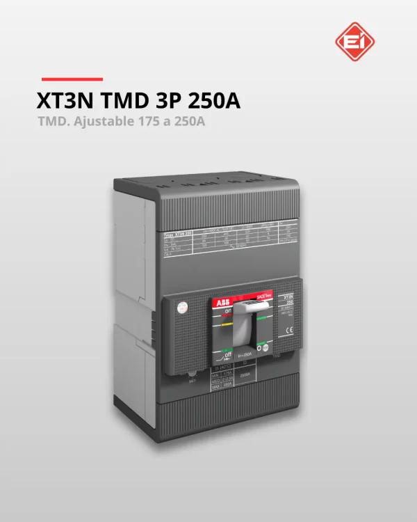 Interruptor XT3N 250A TMD ABB