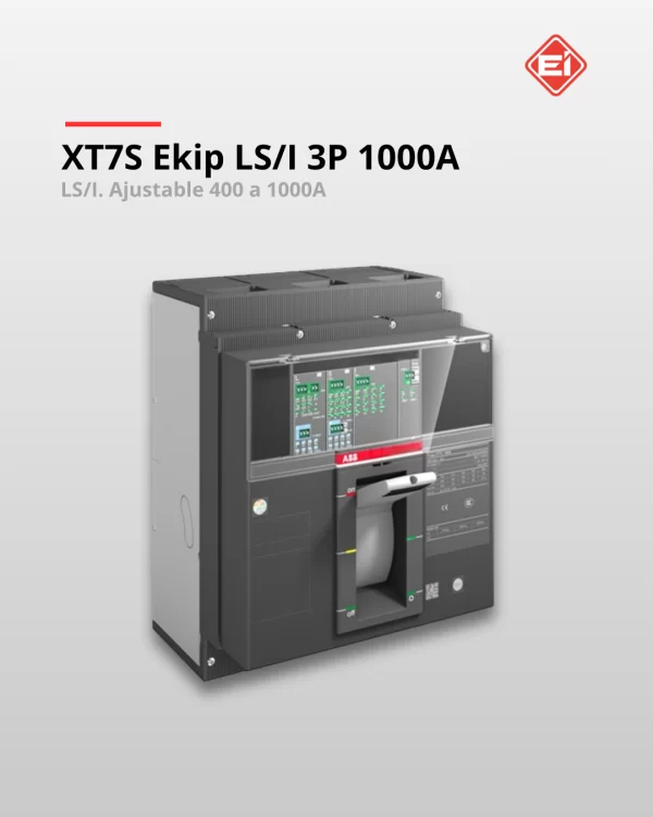 Interruptor XT7s 1000A Ekip Dip LS/I ABB